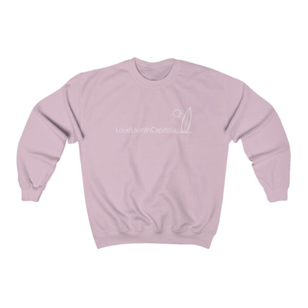Unisex Heavy Blend Crewneck Sweatshirt Love Livin In Capitola - Image 8