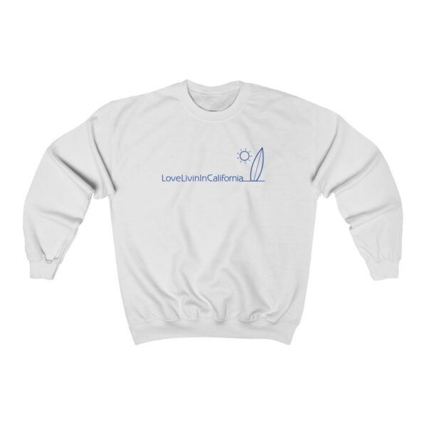 Unisex Heavy Blend Crewneck Sweatshirt Love Livin In California - Image 2
