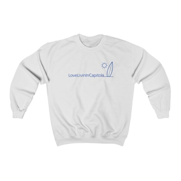 Unisex Heavy Blend Crewneck Sweatshirt Love Livin In Capitola - Image 2