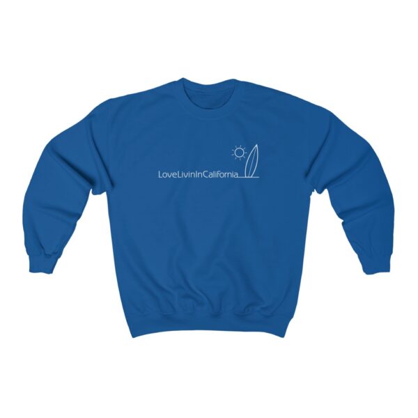 Unisex Heavy Blend Crewneck Sweatshirt Love Livin In California - Image 7
