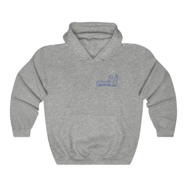 Unisex Heavy Blend Hooded Sweatshirt Love Livin In Capitola - Image 8