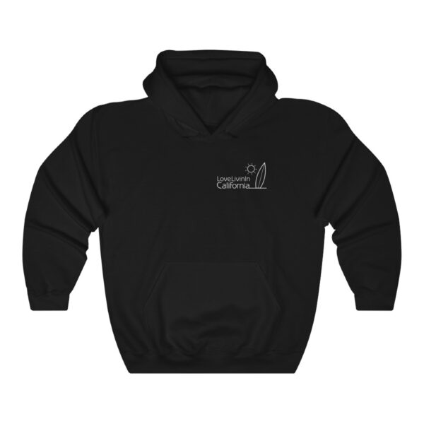 Unisex Heavy Blend Hooded Sweatshirt Love Livin In California - Image 5