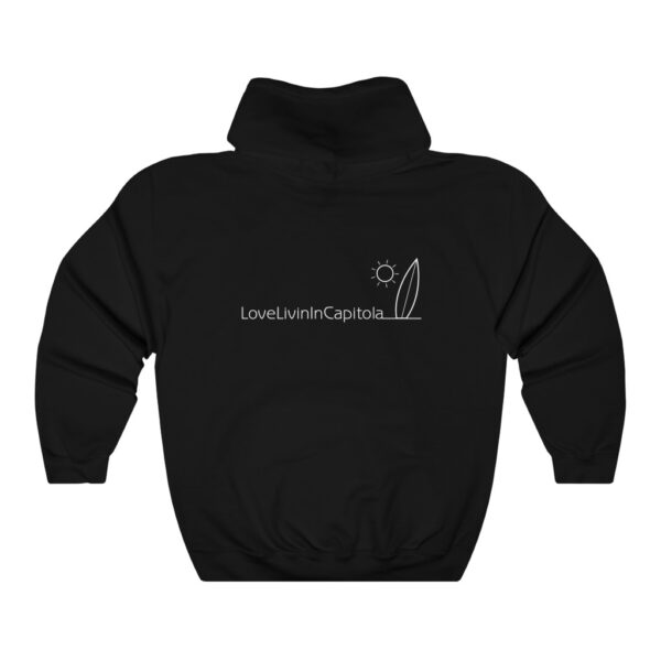 Unisex Heavy Blend Hooded Sweatshirt Love Livin In Capitola - Image 5
