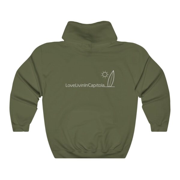 Unisex Heavy Blend Hooded Sweatshirt Love Livin In Capitola - Image 11