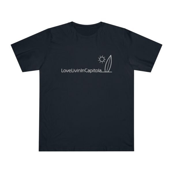 Unisex Deluxe T-shirt Love Livin In Capitola