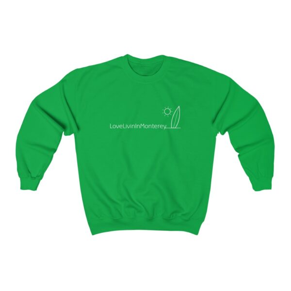 Unisex Heavy Blend Crewneck Sweatshirt Love Livin In Monterey - Image 6