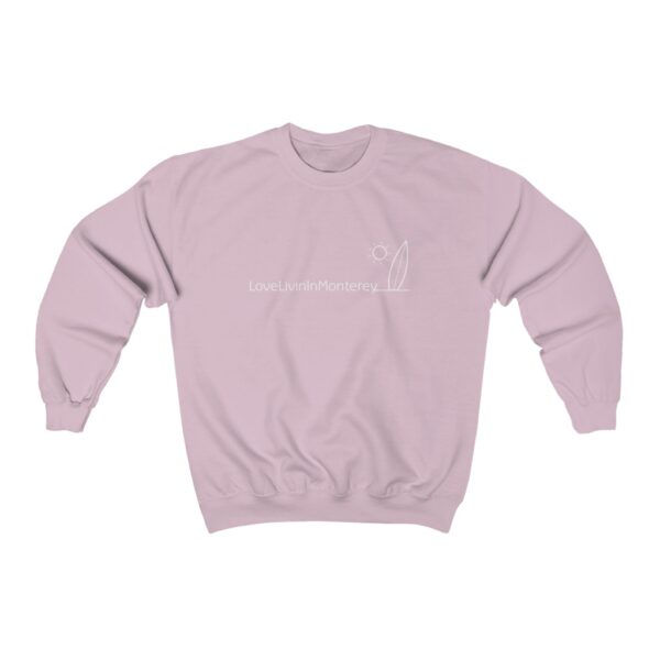 Unisex Heavy Blend Crewneck Sweatshirt Love Livin In Monterey - Image 8