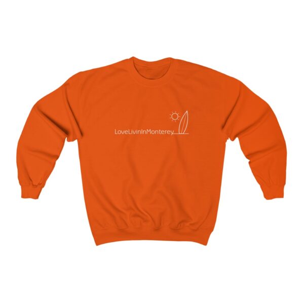 Unisex Heavy Blend Crewneck Sweatshirt Love Livin In Monterey - Image 5