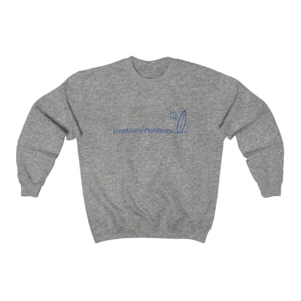 Unisex Heavy Blend Crewneck Sweatshirt Love Livin In Monterey - Image 4