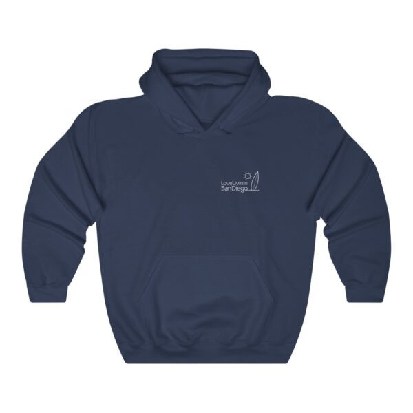 Unisex Heavy Blend Hooded Sweatshirt Love Livin In San Diego - Image 16