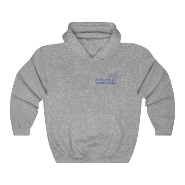 Unisex Heavy Blend Hooded Sweatshirt Love Surfin In Santa Cruz - Image 8