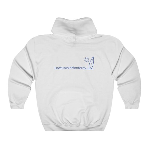 Unisex Heavy Blend Hooded Sweatshirt Love Livin In Monterey - Image 4