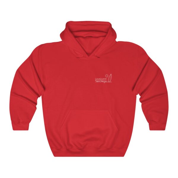 Unisex Heavy Blend Hooded Sweatshirt Love Livin In San Diego - Image 20