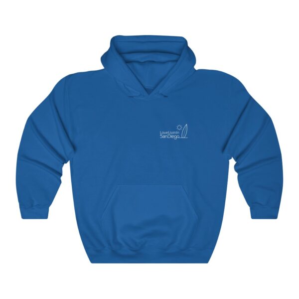 Unisex Heavy Blend Hooded Sweatshirt Love Livin In San Diego - Image 2