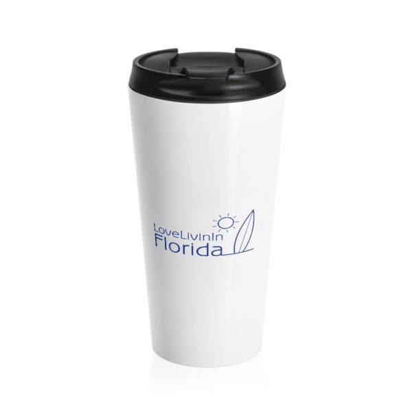 Stainless Steel Travel Mug Love Livin In Florida Palm Trees