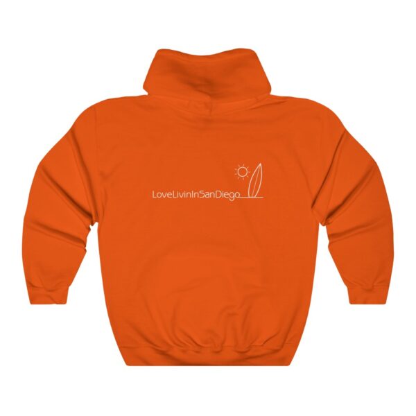 Unisex Heavy Blend Hooded Sweatshirt Love Livin In San Diego - Image 9