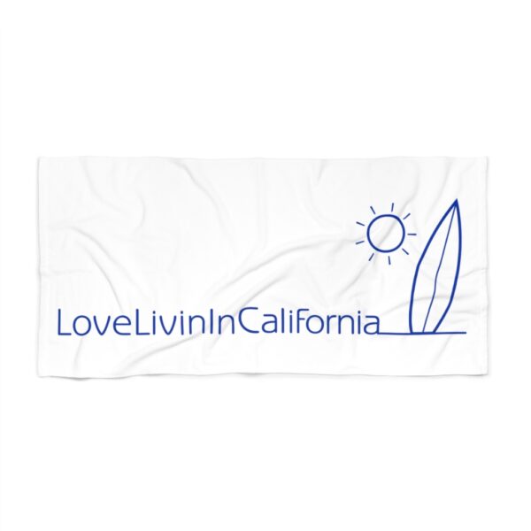 Beach Towel Love Livin In California