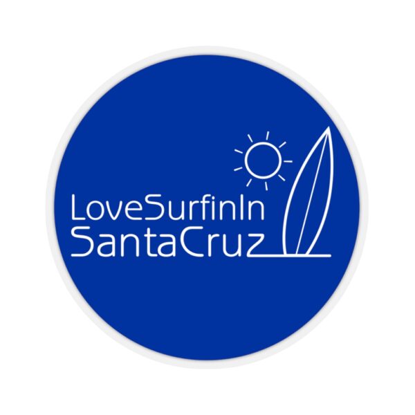 Kiss-Cut Stickers Love Surfin In Santa Cruz - Image 5