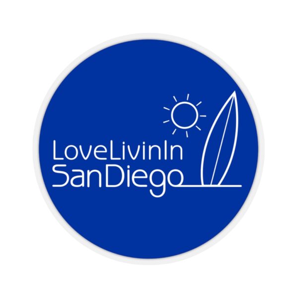 Kiss-Cut Stickers Love Livin In San Diego - Image 5
