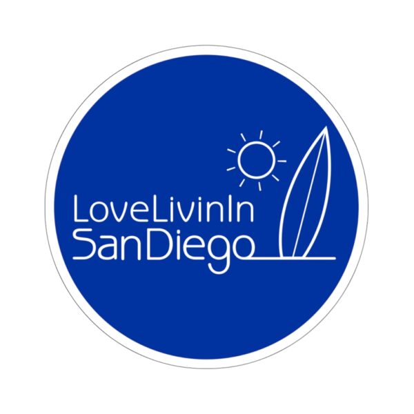 Kiss-Cut Stickers Love Livin In San Diego - Image 11