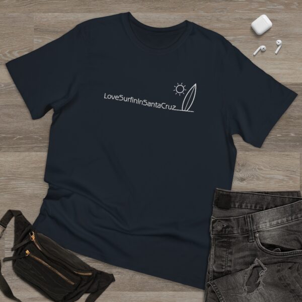 Unisex Deluxe T-shirt Love Surfin In Santa Cruz - Image 2