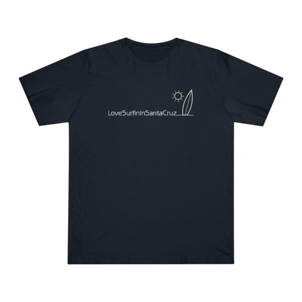 Unisex Deluxe T-shirt Love Surfin In Santa Cruz