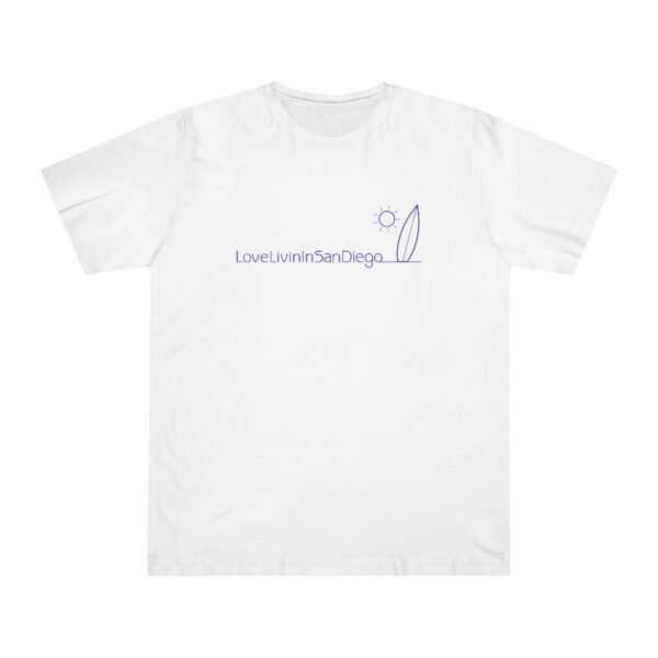 Unisex Deluxe T-shirt Love Livin In San Diego - Image 6