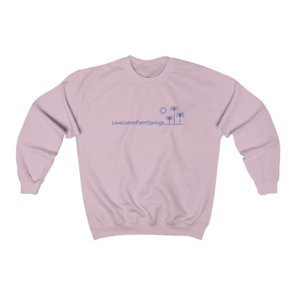 Unisex Heavy Blend Crewneck Sweatshirt Love Livin In Palm Springs - Image 8
