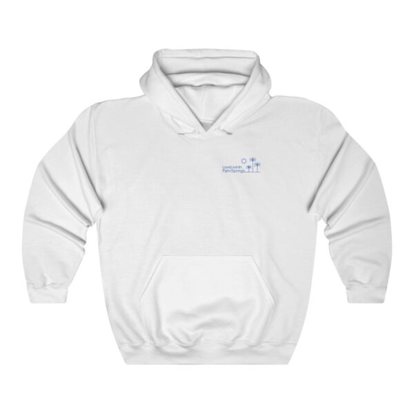 Unisex Heavy Blend Hooded Sweatshirt Love Livin In Palm Springs - Image 4