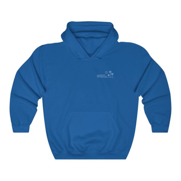 Unisex Heavy Blend Hooded Sweatshirt Love Livin In Palm Springs - Image 2