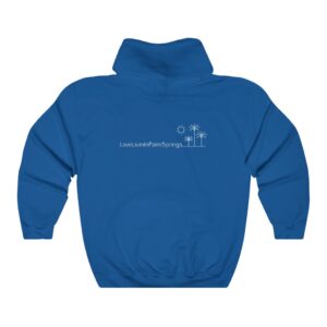 Unisex Heavy Blend Hooded Sweatshirt Love Livin In Palm Springs