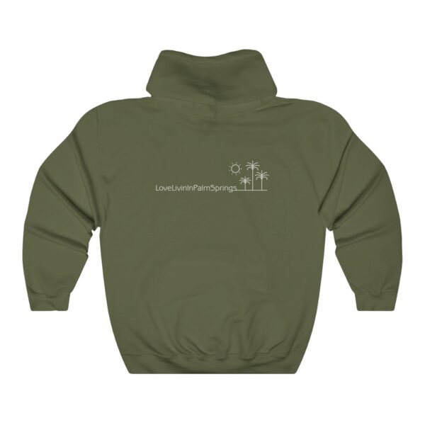 Unisex Heavy Blend Hooded Sweatshirt Love Livin In Palm Springs - Image 11
