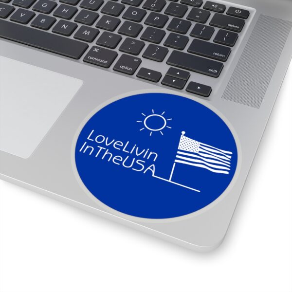 Kiss-Cut Stickers Love Livin In The USA - Image 3