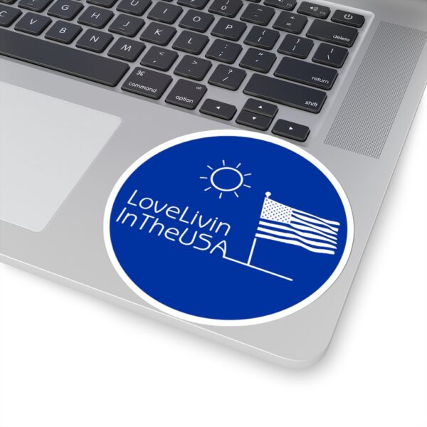 Kiss-Cut Stickers Love Livin In The USA - Image 4