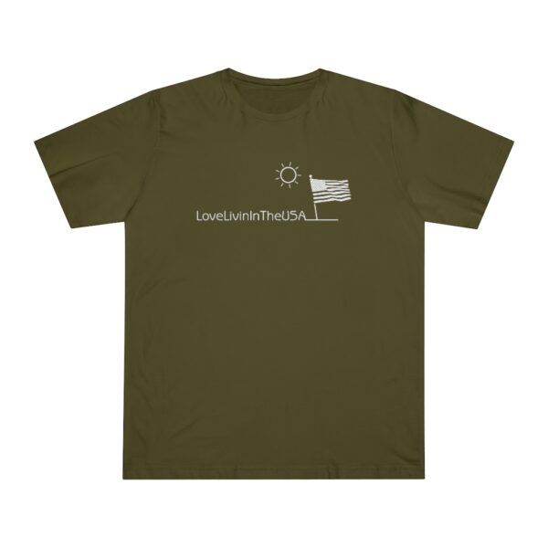 Unisex Deluxe T-shirt Love Livin In The USA - Image 26