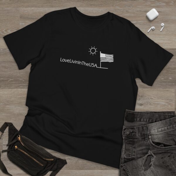 Unisex Deluxe T-shirt Love Livin In The USA - Image 17