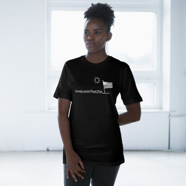 Unisex Deluxe T-shirt Love Livin In The USA - Image 20