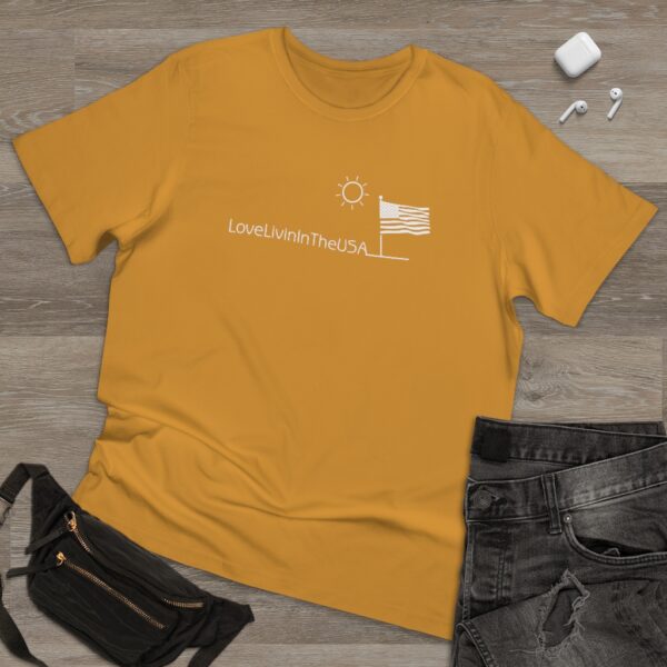 Unisex Deluxe T-shirt Love Livin In The USA - Image 22