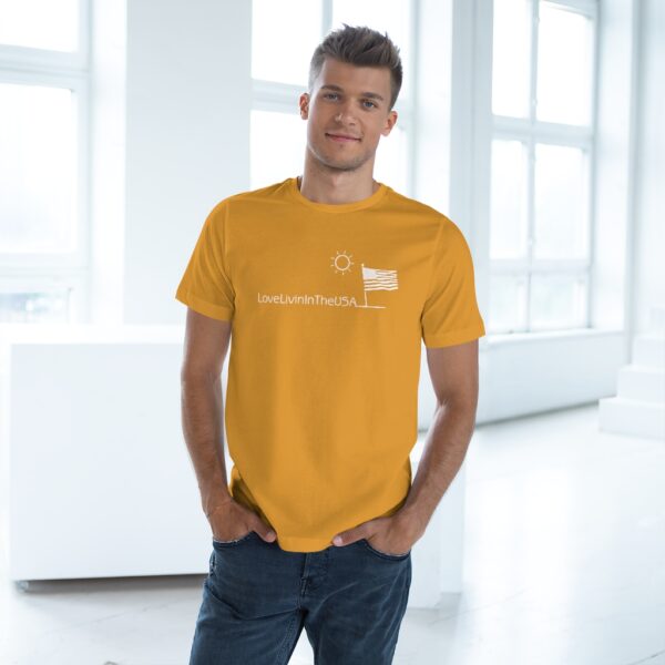 Unisex Deluxe T-shirt Love Livin In The USA - Image 24