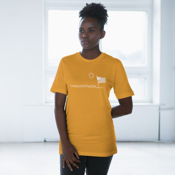 Unisex Deluxe T-shirt Love Livin In The USA - Image 25