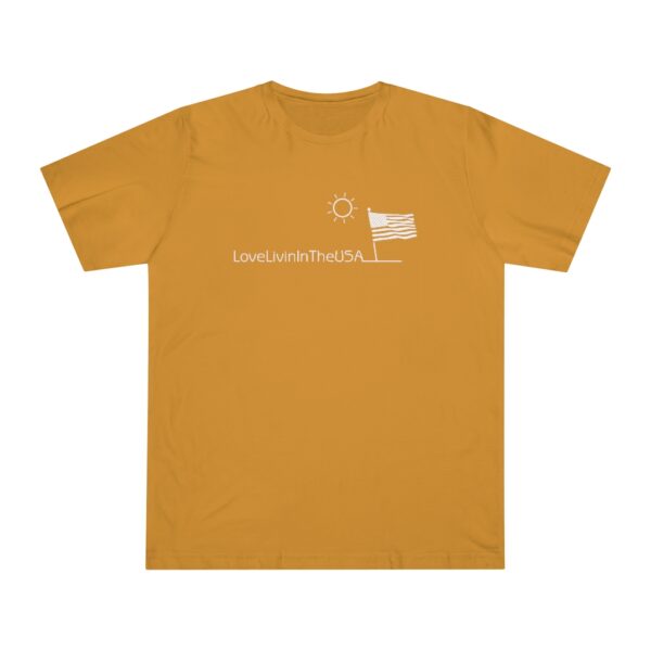 Unisex Deluxe T-shirt Love Livin In The USA - Image 21