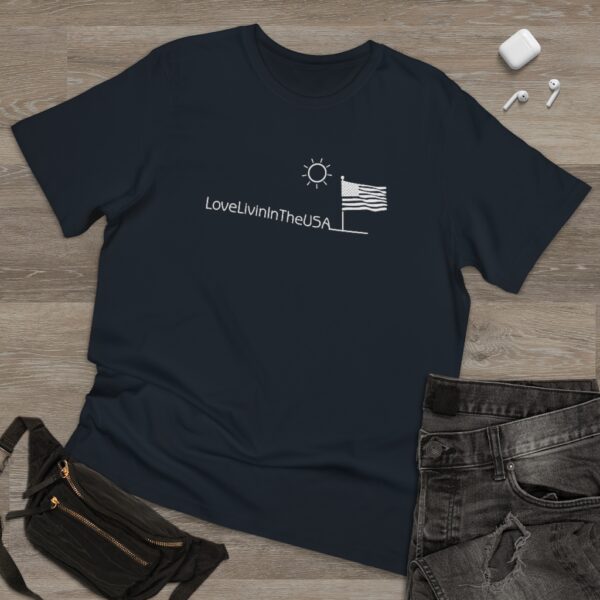 Unisex Deluxe T-shirt Love Livin In The USA - Image 2