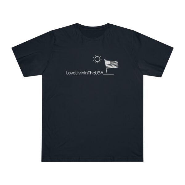 Unisex Deluxe T-shirt Love Livin In The USA