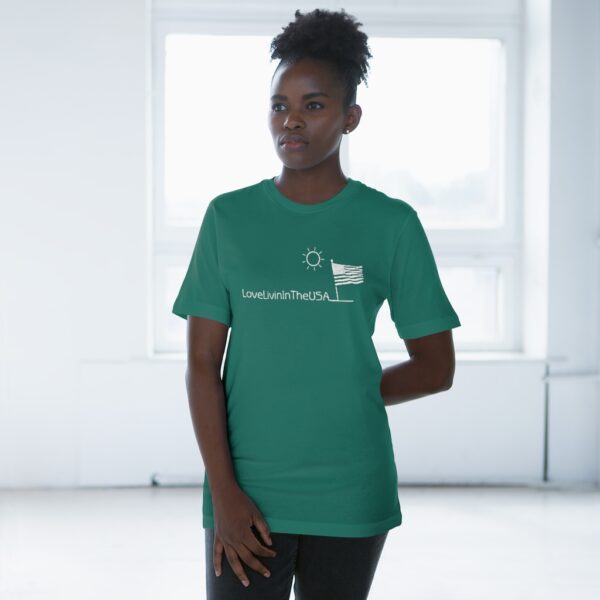 Unisex Deluxe T-shirt Love Livin In The USA - Image 35