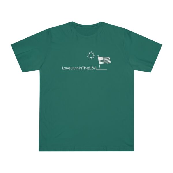 Unisex Deluxe T-shirt Love Livin In The USA - Image 31