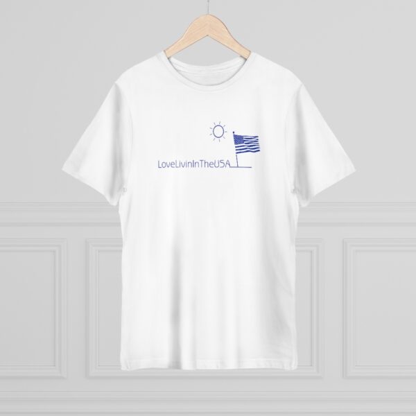 Unisex Deluxe T-shirt Love Livin In The USA - Image 8