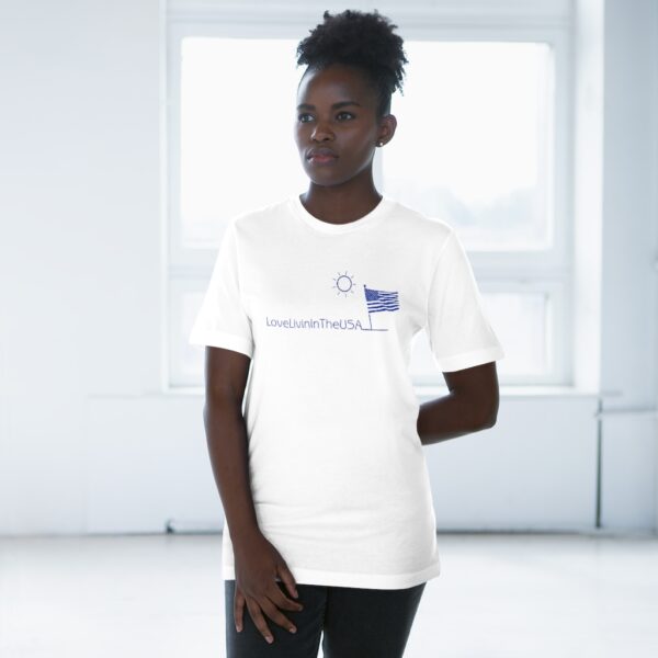 Unisex Deluxe T-shirt Love Livin In The USA - Image 10