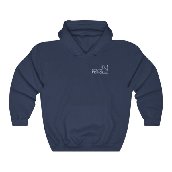 Unisex Heavy Blend Hooded Sweatshirt Love Livin In Florida Surfboard - Image 16