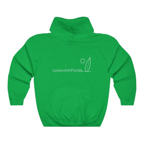 Unisex Heavy Blend Hooded Sweatshirt Love Livin In Florida Surfboard - Image 13
