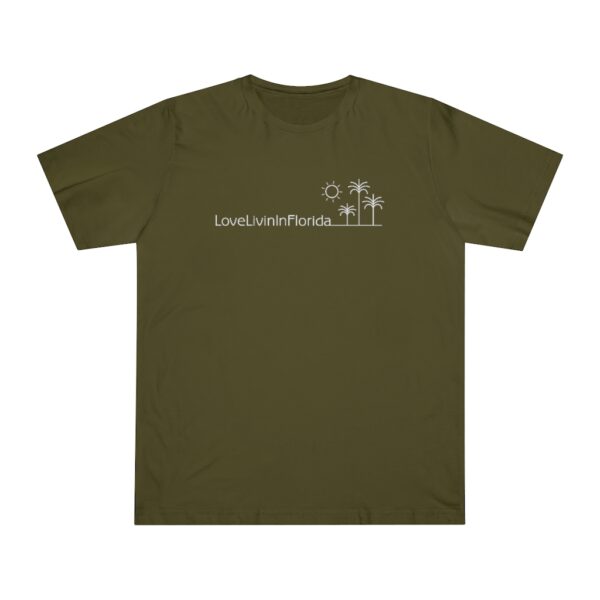 Unisex Deluxe T-shirt Love Livin In Florida Palm Trees - Image 19